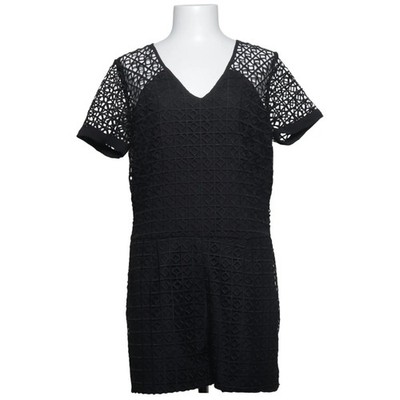 Studio Studio, Kleid, Größe: 42, Schwarz, Polyester, Sonstiges, Spitze #HXd