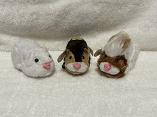 Zhu Zhu Pets Mixed Lot of 3 Chunk, Tex, Pax