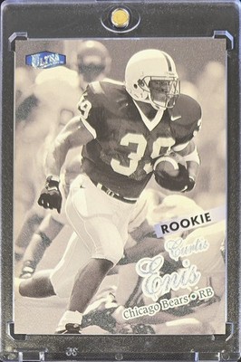 1998 FLEER ULTRA #206P CURTIS ENIS CHICAGO BEARS ROOKIE RC MASTERPIECE 1/1 !