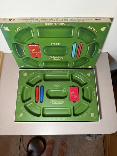 Cadaco Tripoley Game1968 Special Edition No 300 Plastic Tray Complete Vintage