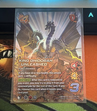 UniVersus King Ghidorah Unleashed Godzilla SR Attack 136/186 2024