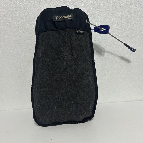 PACSAFE TravelSafe 100 3L Portable Safe w/ EXOMESH 13"x8" TRAVEL Jewelry PHONE