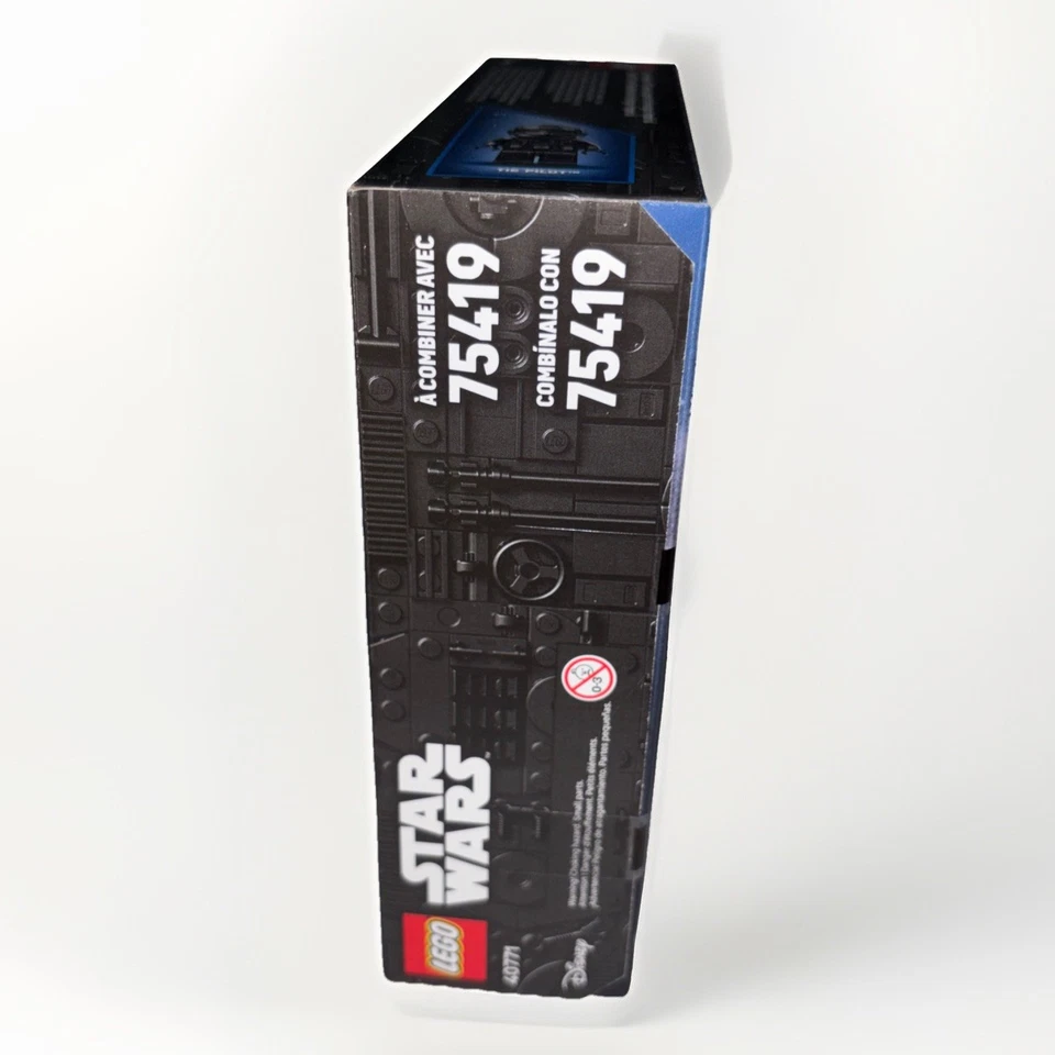 LEGO Star Wars: TIE Fighter with Imperial Hanger Rack 40771 - New Sealed On Hand - Image 2 of 4