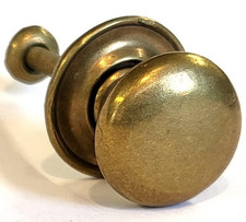 Solid brass cast knob. Drawer cupboard door pull antique furniture restoration