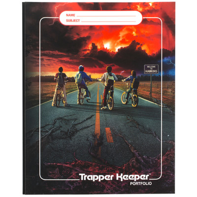 Mead Trapper Keeper STRANGER THINGS Pocket & Prong Paper Folder: 9-3/4 in. x 12