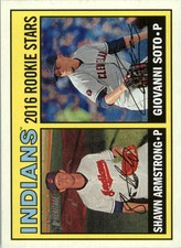 2016 Topps Heritage #165 Giovanni Soto RC Shawn Armstrong RC - BB