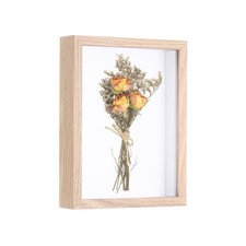 6x4 Inch Shadow Box Display Frame 3cm Deep Photo Shadow Box Wood Color