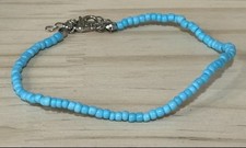 Solid Color Seed Bead Anklet