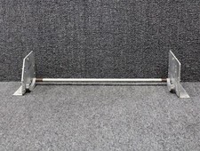 140221-007, 140221-004 Mooney M20J Rear Seat Adjust Brackets w Tube and Hooks RH