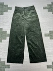 Maeve Anthropologie Pants Womens 27 The Colette Green Corduory Wide Leg Crop