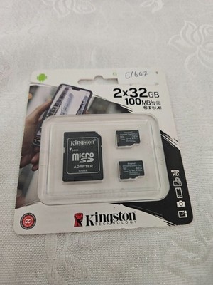 2 x Kingston MicroSDHC 32GB Canvas Select Plus Memory Card SDCS2/32GB-2P1A