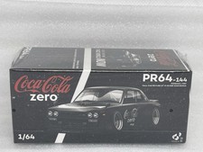 Pop Race Nissan Skyline GT-R V8 Drift Hakosuka Coca Cola Zero Black PR64-144