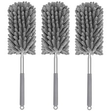 Mini Duster for Cleaning, 360 Bendable Hand Dusters with Extension Pole, Was...