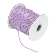 Waxed Cord 2mm Waxed Thread 87 Yard Wax String Leather Cord Violet