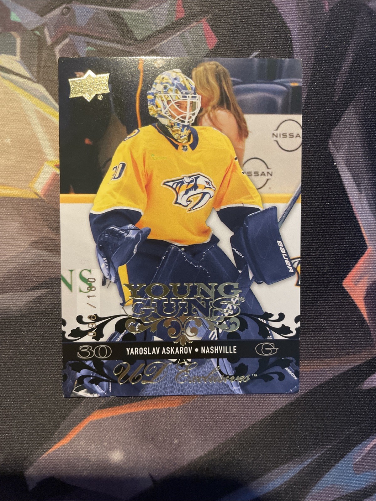 2023-24 Upper Deck Extended Young Guns Retro Exclusives Yaroslav Askarov #76/100