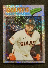 Willy Adames 2026 Topps Heritage Chrome Silver Sparkle Mega Box Giants #327