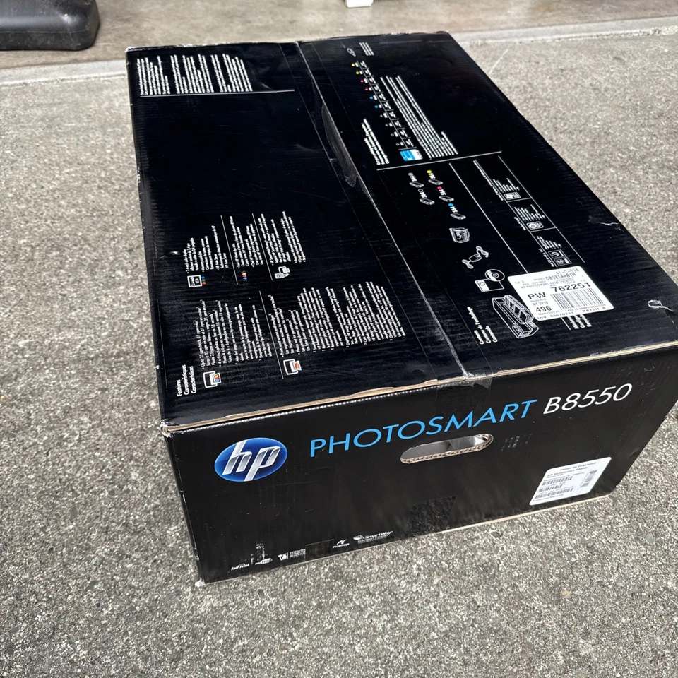 NEW SEALED HP Photosmart B8550 Large Digital Format Photo Inkjet Printer - Image 4 of 4