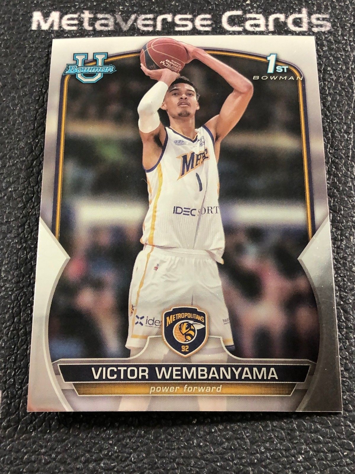 2022-23 Topps Bowman University Victor Wembanyama 1st #101