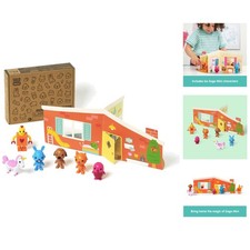Sago Mini Toys: 6 Adorable Figures  Folding Playhouse for Imaginative Play