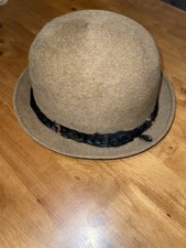 Dobbs Fifth Avenue Bowler Hat Size 8 Derby Game Bird