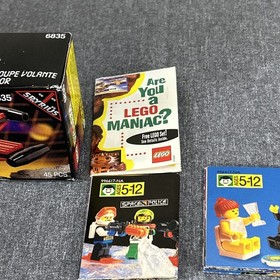 LEGO 6835 Saucer Scout Space Spyrius (Box, Manual, And Figure)