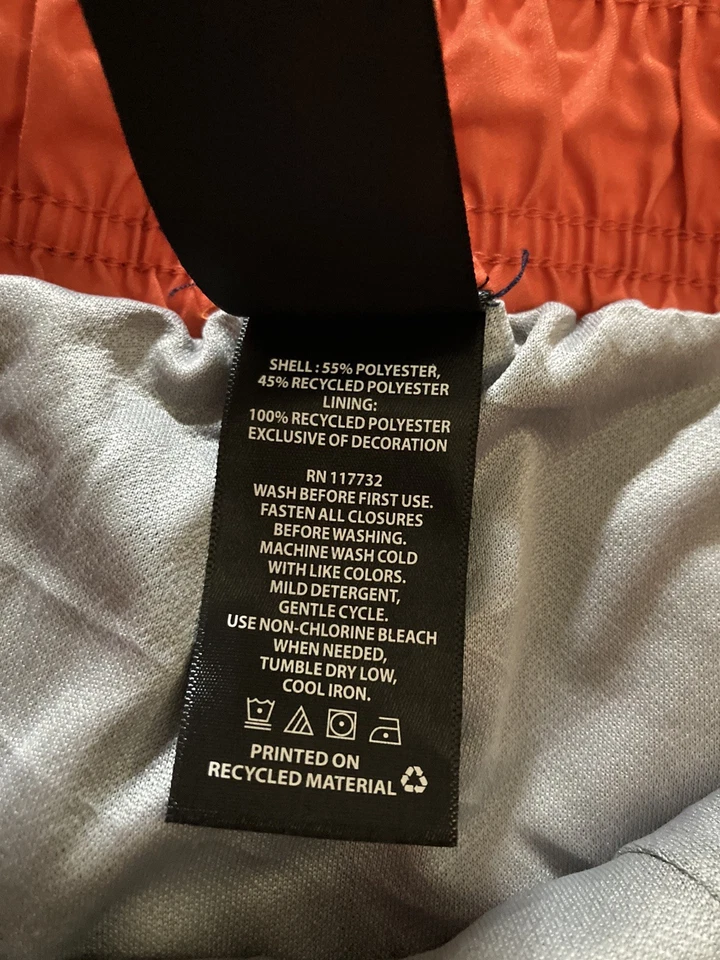 Bañador Zeroxposur para niños talla 18/20 azul naranja traje de baño pantalones cortos de baño Foto 3 de 4