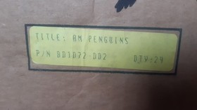 *Loft find* empty Atari Jaguar Penguins game console software factory carton lot