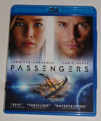 Passengers Blu-ray 2016 sci-fi movie space voyage Jennifer Lawrence Chris Pratt!