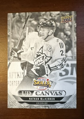 2024-25  UD Extended Series - Ud Canvas All-Star Nathan MacKinnon #C400 Black