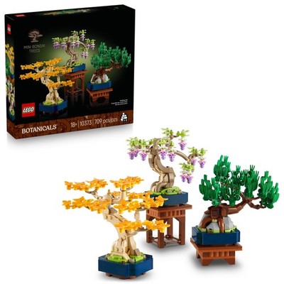 LEGO Botanicals Mini Bonsai Trees Building Set - Artificial Bonsai Tree Building