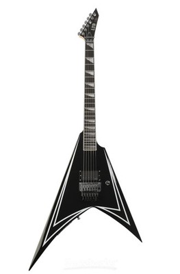 ESP LTD Alexi Laiho Sawtooth SE Electric Guitar - Black with White Pinstripes