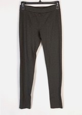 Vince Ponte Seamed Leggings Gray Womens S Pull On Stretch Slim Fit 28