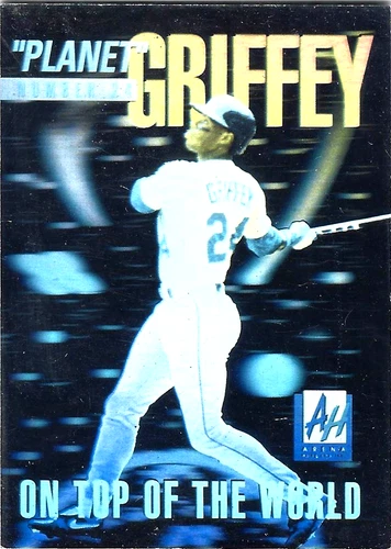1991 Arena Hologram kEN GRIFFEY JR Card 2 Mariners HOF