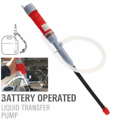 Elektrischer Siphon Flüssigkeit Umfüllpumpe Batteriebetrieben Öl Wasser Kraftstoff Schlauch