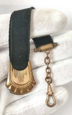 Antica Chatelaine vittoriana riempita d'oro per orologio da tasca "Gold Double" G&K