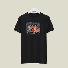 a MEDIUM Black   Mens Gildan T Shirt Good Times TV Show Cast