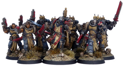 Warhammer 40K Black Templars Primaris Crusader Squad (10 Figures) Grimdark