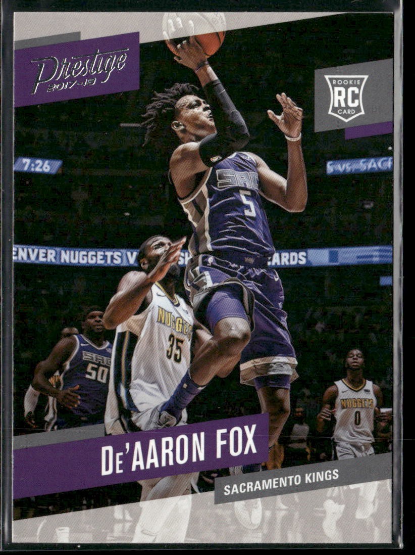 2017-18 Panini Prestige #155 De'Aaron Fox