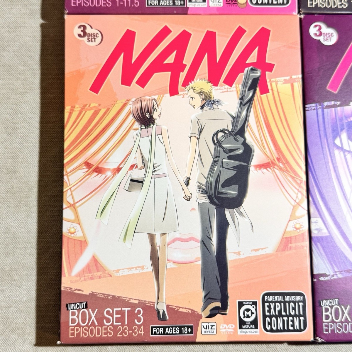 Nana Uncut Complete Series Dvd Box Set 1 2 3 4 Anime Manga Ai
