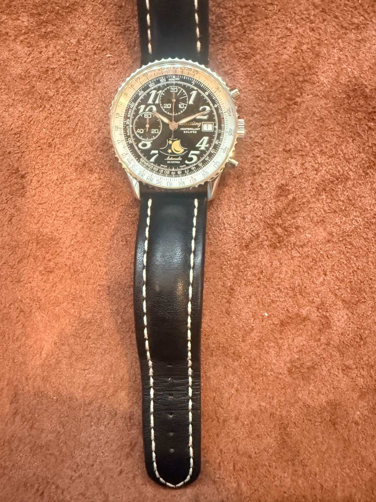 Breitling Navitimer Montbrillant Eclipse Moonphas… - image 6