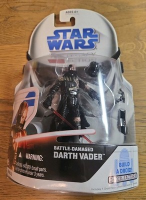 Star Wars Legacy Collection Battle Damaged Darth Vader Build R4-D6 Droid Box10