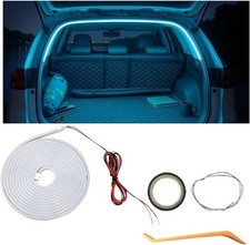 Car Trunk Led Strip Light 6.56ft Silicone Flexibl Cuttable Vehi Color White
