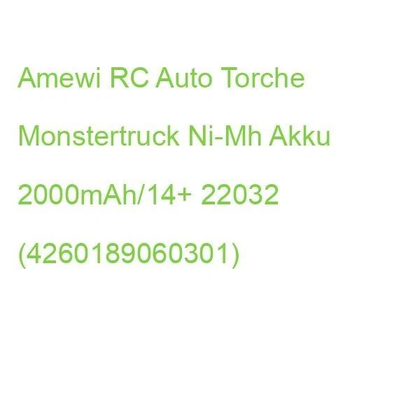 Amewi RC Auto Torche Monstertruck Ni-Mh Akku 2000mAh/14+ 22032 (4260189060301) - Bild 2 von 2