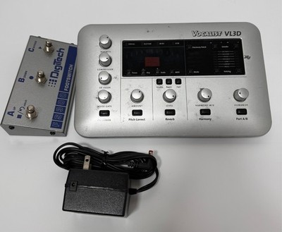 DigiTech Vocalist VL3D USA Made Vocal Harmony Processor w/ Footswitch PSU 01230