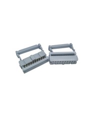 20 PCS 20Pin Female IDC Crimping Head 2.54mm Pitch Connector FC20P Grey