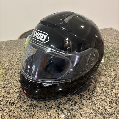 SHOEI NEOTEC II Black Motorcycle Helmet Size L w/ SENA/Harman Kardon Audio
