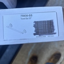 Delta Trinsic 30" Towel Bar Stainless Steel Finish Solid Brass Bathroom 75930  SS