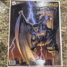 Gargoyles 25 Piece Tray Puzzle Disney 11x14 Parker Brothers Vintage 90s Toys