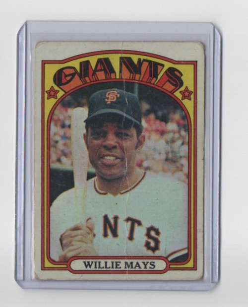 1972 Topps, Willie Mays #49 Low Grade