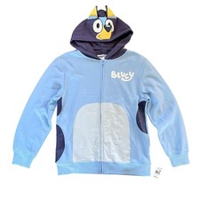 Bluey Hoodie Kids Large / Women's S-XS   Cozy Cartoon Sweatshirt